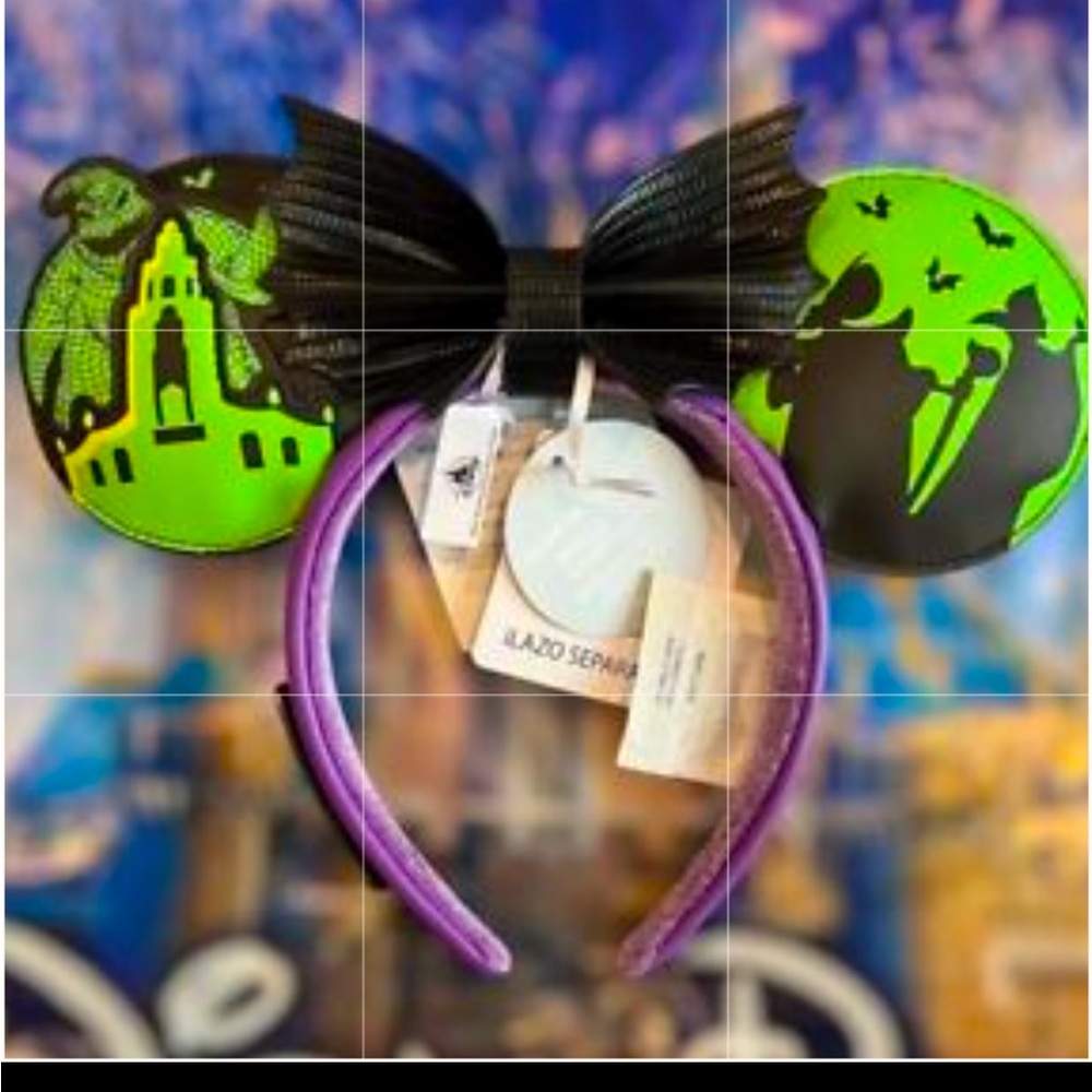 2024 Disney Parks EXCLUSIVE Oogie Boogie Bash Loungefly Ears Headband Disneyland - Picture 4 of 15